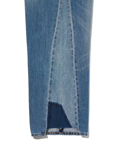 BAGGY WIDE LEG ジーンズ ミディアムインディゴ