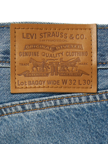 BAGGY WIDE LEG ジーンズ ミディアムインディゴ