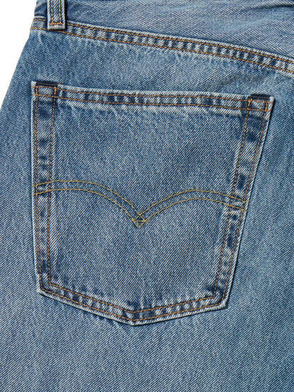 BAGGY WIDE LEG ジーンズ ミディアムインディゴ