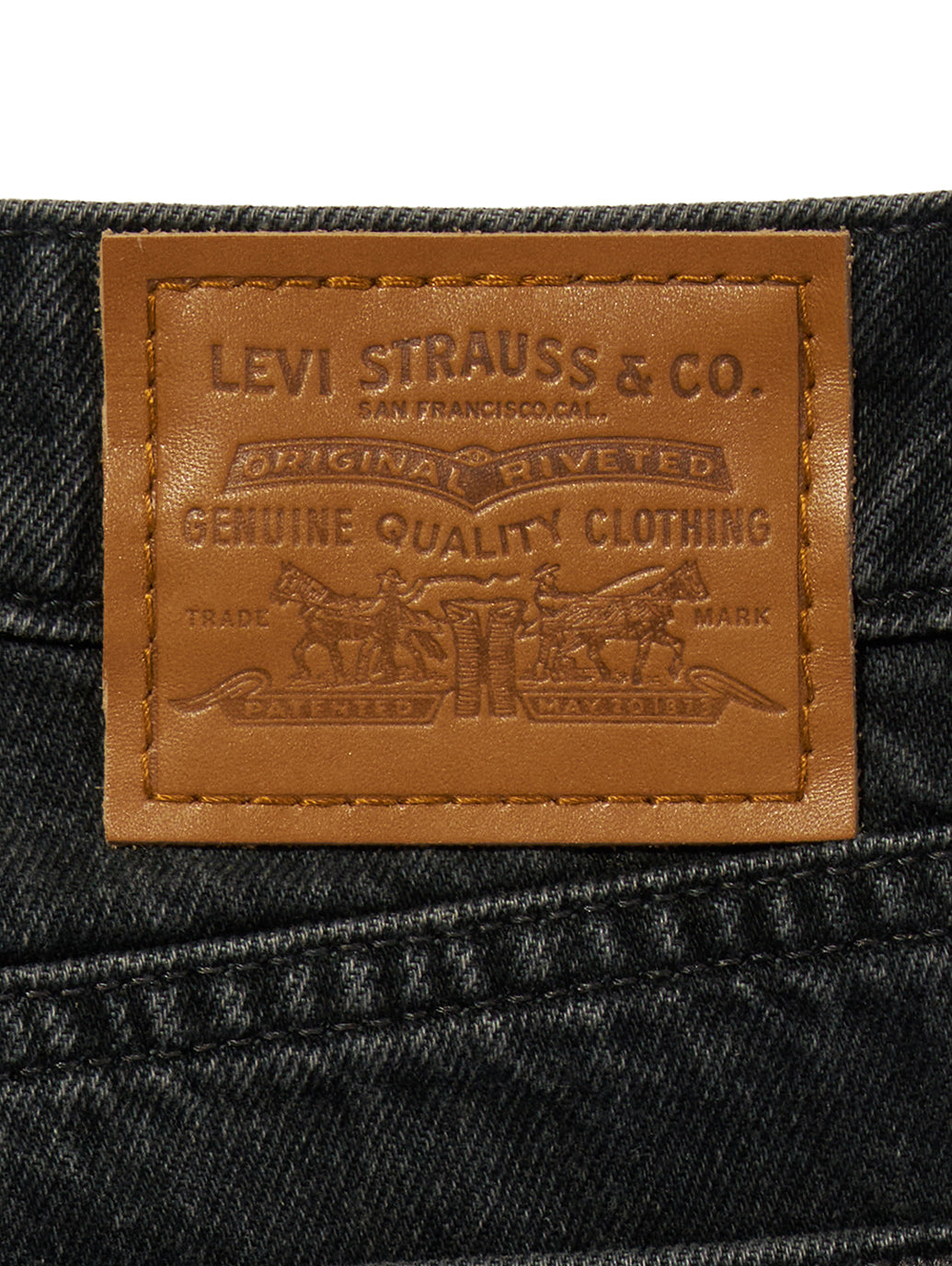 LOW STRAIGHT ジーンズ ブラック