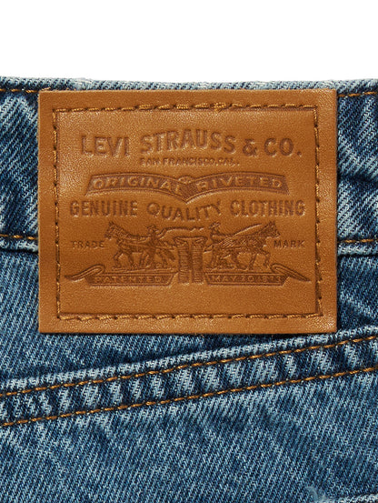 LOW STRAIGHT ジーンズ ミディアムインディゴ