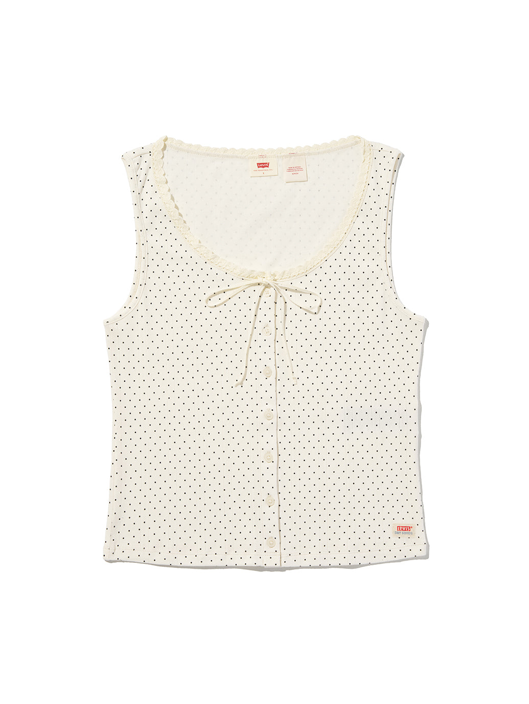 DRY GOODS ポインテールレース タンクトップ