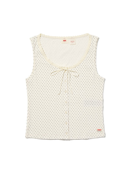 DRY GOODS ポインテールレース タンクトップ