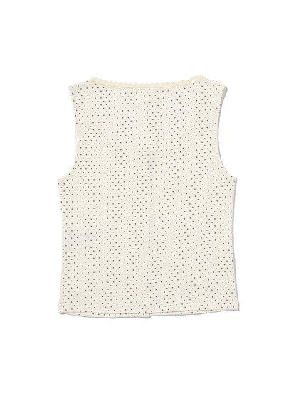 DRY GOODS ポインテールレース タンクトップ