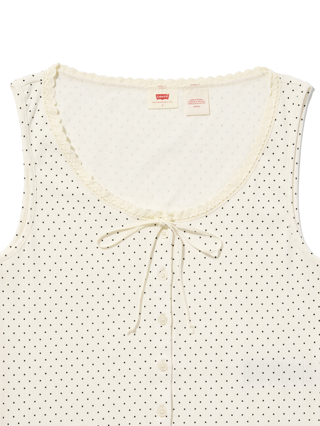 DRY GOODS ポインテールレース タンクトップ