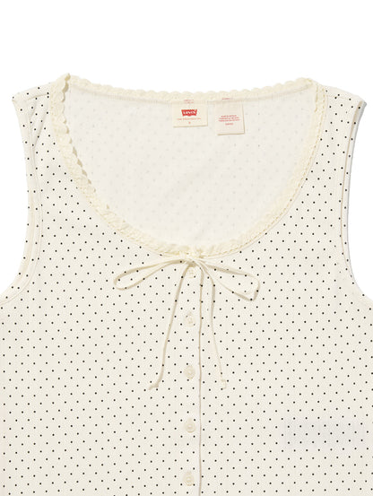 DRY GOODS ポインテールレース タンクトップ