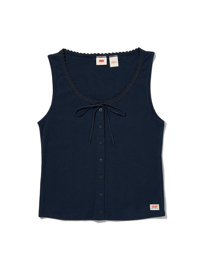 DRY GOODS ポインテールレース タンクトップ