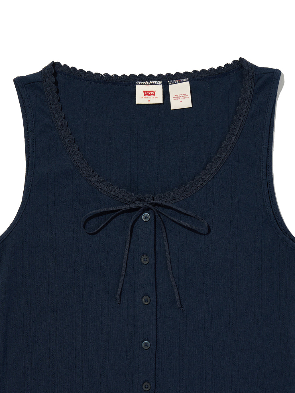 DRY GOODS ポインテールレース タンクトップ