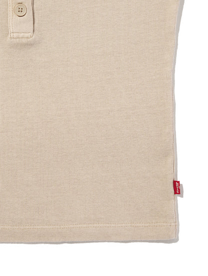 エッセンシャル ロングスリーブ ヘンリーTシャツ