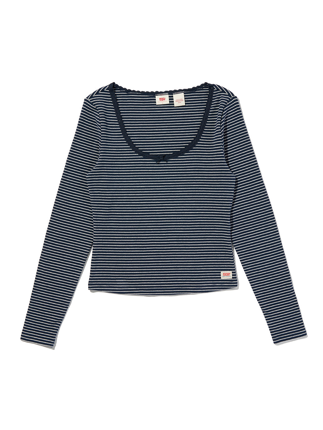 DRY GOODS ポインテールレース ロングスリーブ Tシャツ