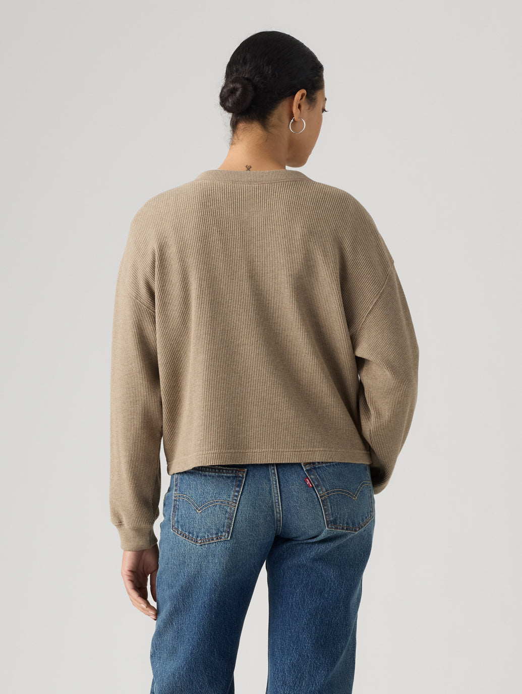 DRY GOODS リラックス ロングスリーブ ヘンリーTシャツ