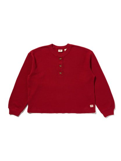 DRY GOODS リラックス ロングスリーブ ヘンリーTシャツ