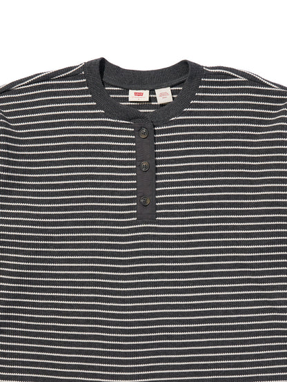 DRY GOODS リラックス ロングスリーブ ヘンリーTシャツ