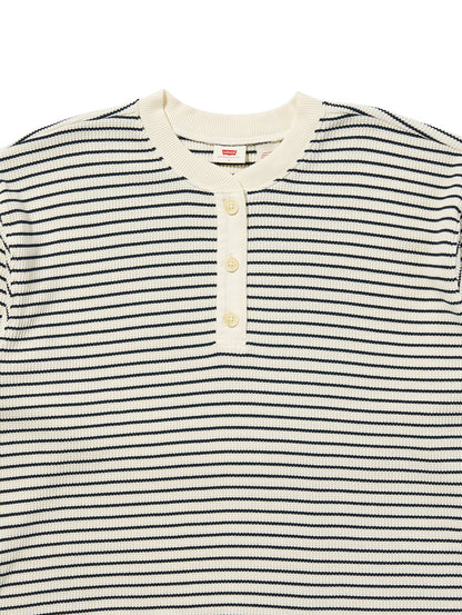 DRY GOODS リラックス ロングスリーブ ヘンリーTシャツ