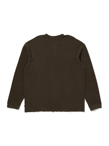 リラックス ロングスリーブ ヘンリーTシャツ