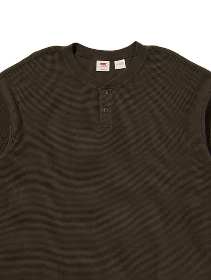 リラックス ロングスリーブ ヘンリーTシャツ