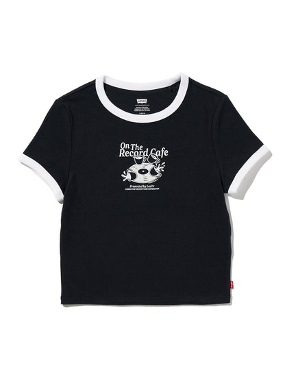 グラフィック エッセンシャル ベビーリンガーTシャツ