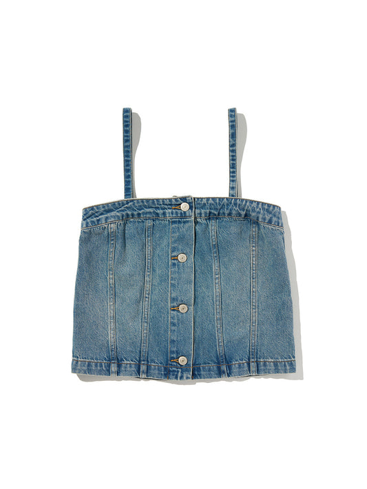 2WAY デニム ビスチェ