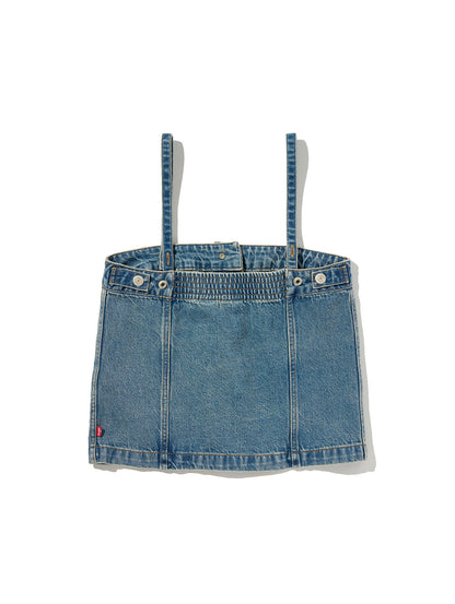 2WAY デニム ビスチェ