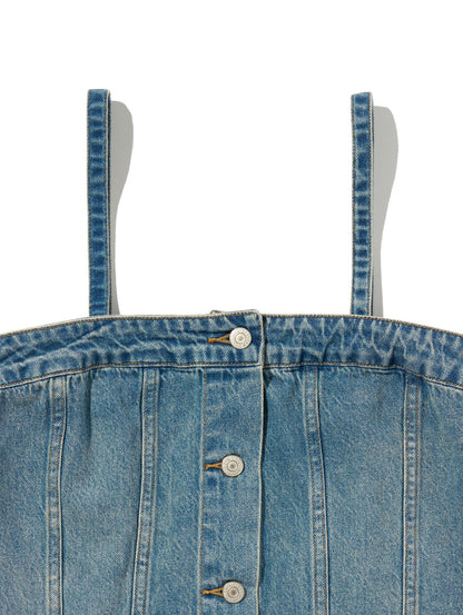 2WAY デニム ビスチェ