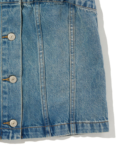 2WAY デニム ビスチェ