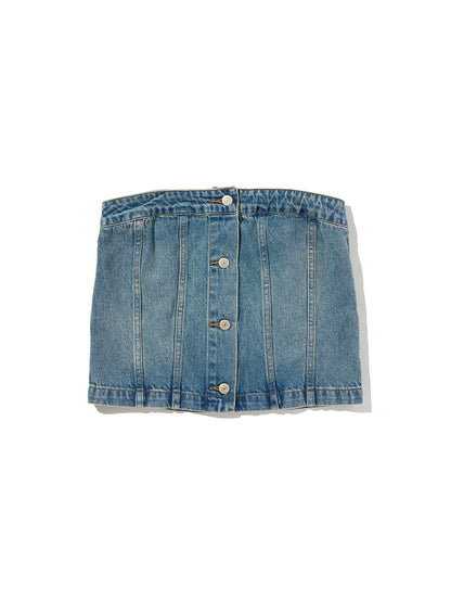 2WAY デニム ビスチェ