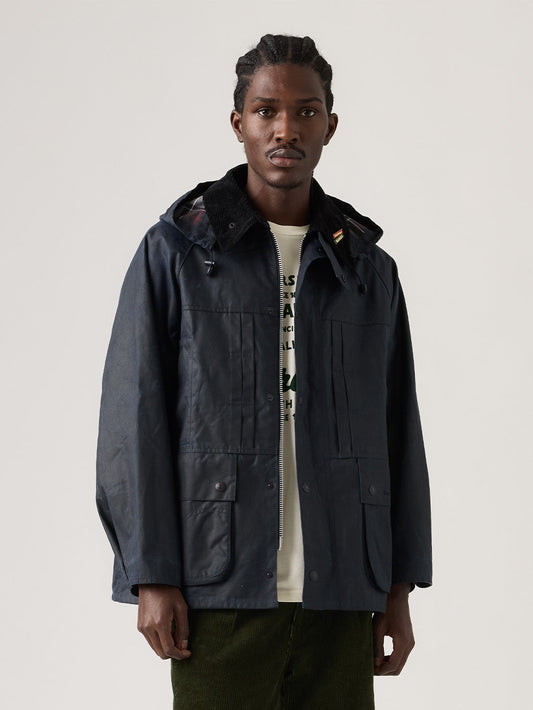 LEVI'S®XBARBOUR OVERSIZED BEDALE WAXED JACKET
