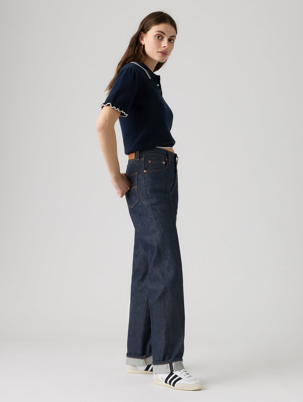 J*E様 新品 Levi’s Premium 501 ’93 セルビッジ リジッ 501®'90S ジーンズ ダークインディゴ セルビッジ リジッド