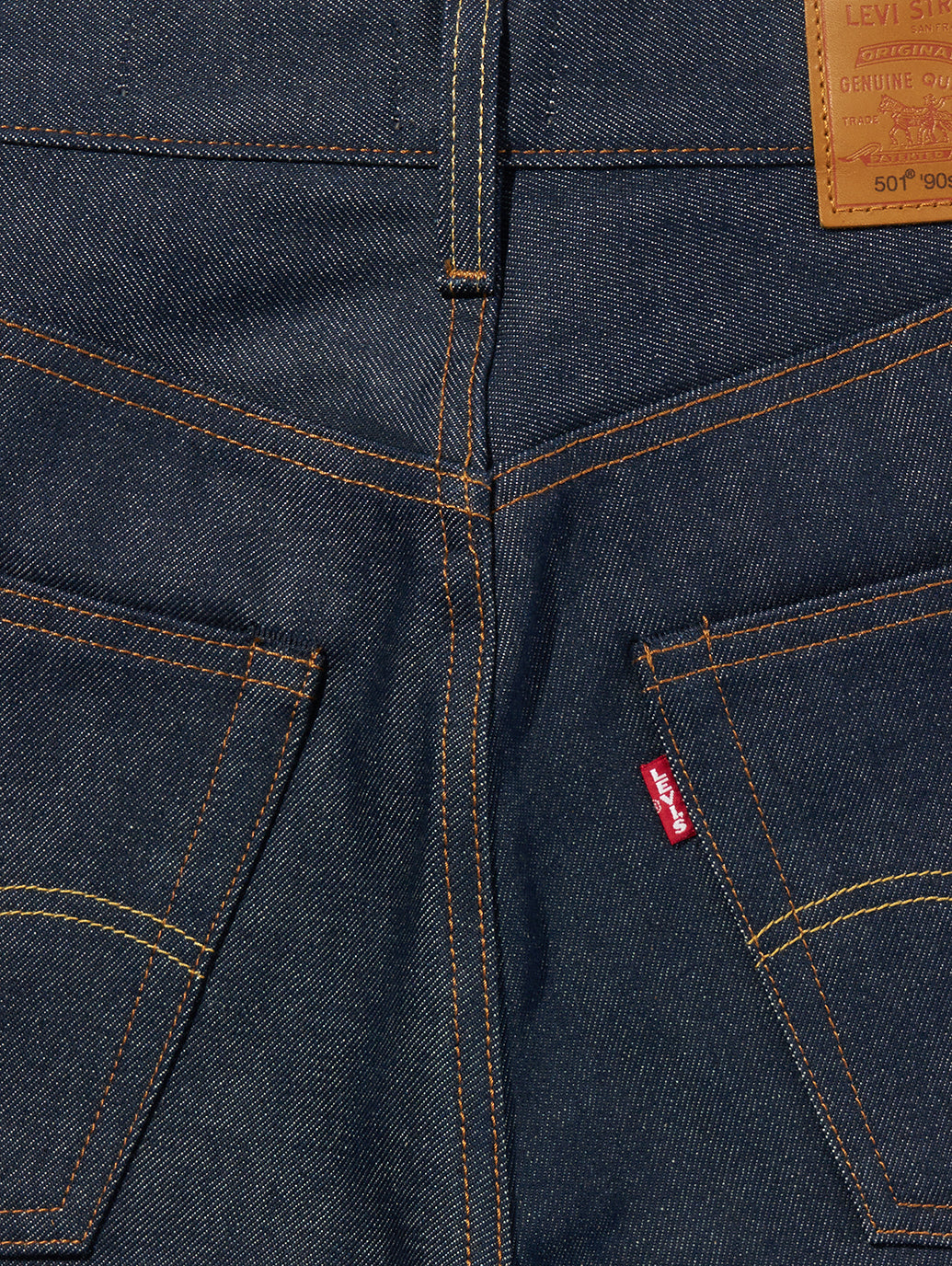 501®'90S ジーンズ ダークインディゴ セルビッジ リジッド