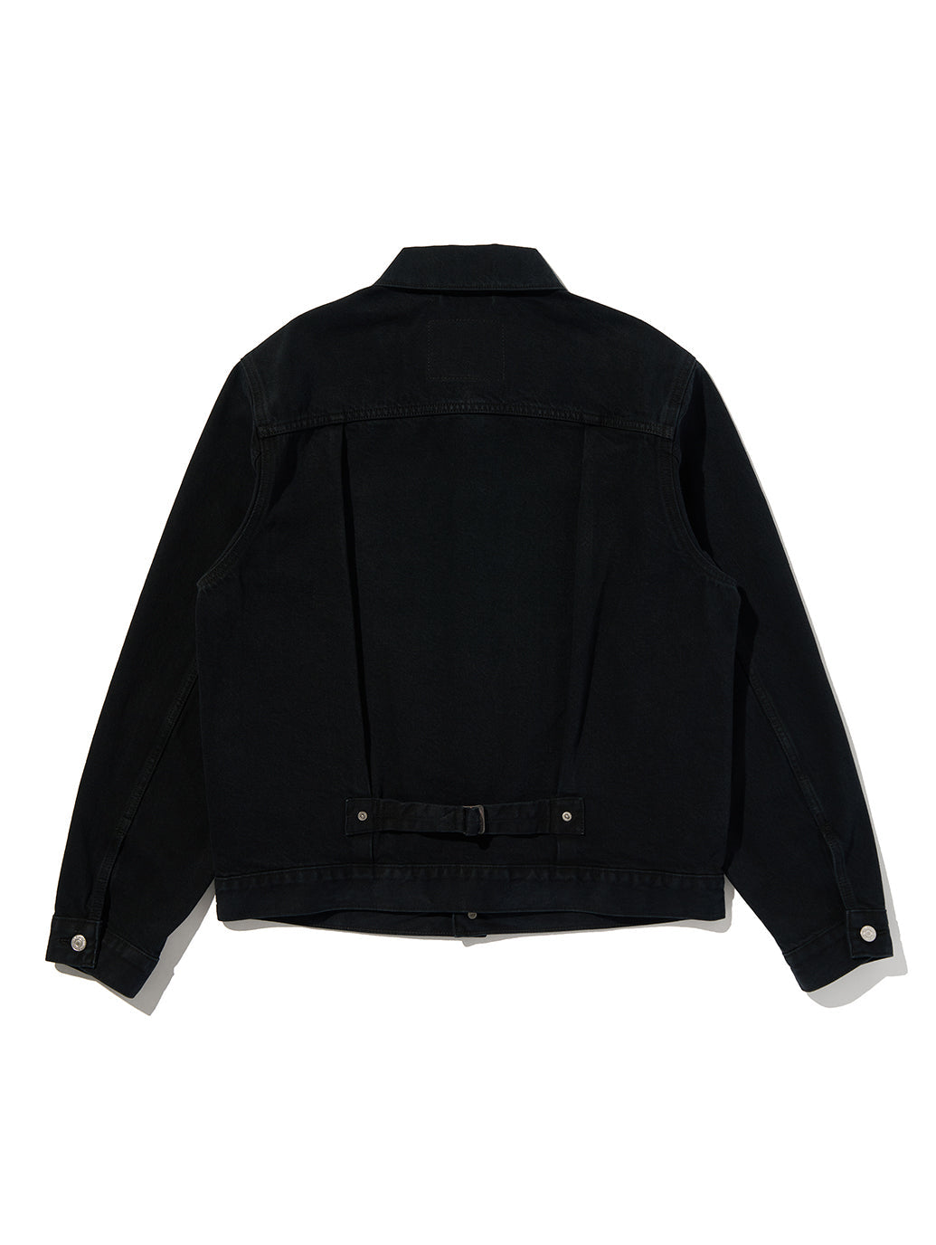 PREMIUM BLACK TYPE 1 TRUCKER JACKET
