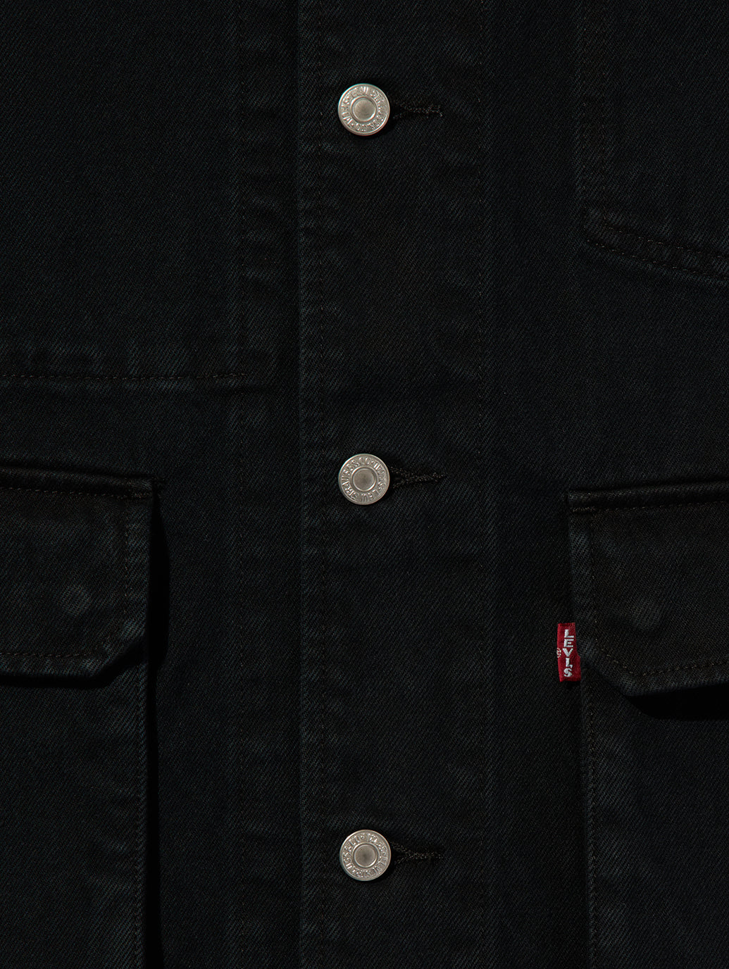 PREMIUM BLACK LEATHER WORK DENIM JACKET