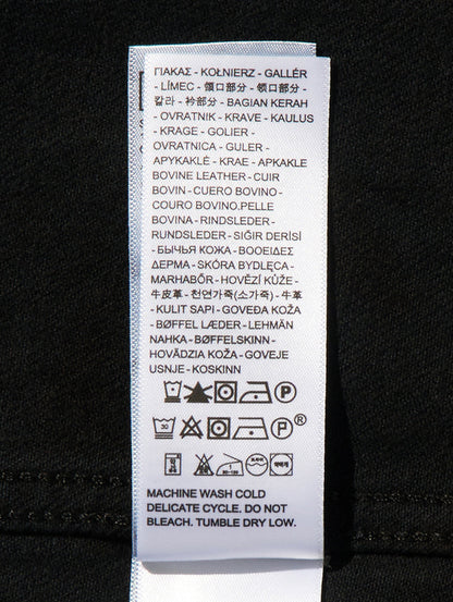 PREMIUM BLACK LEATHER WORK DENIM JACKET