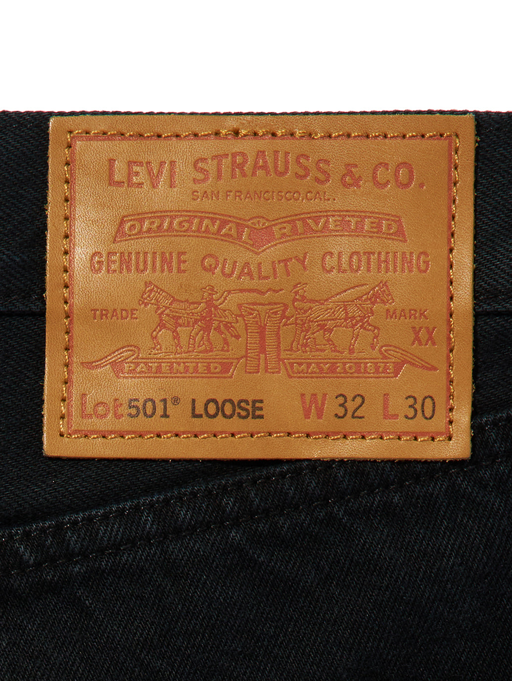 PREMIUM BLACK 501® LOOSE JEANS