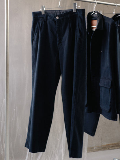 PREMIUM BLACK BAGGY DENIM SLACKS