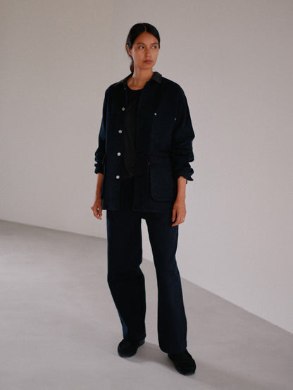PREMIUM BLACK BAGGY DENIM SLACKS