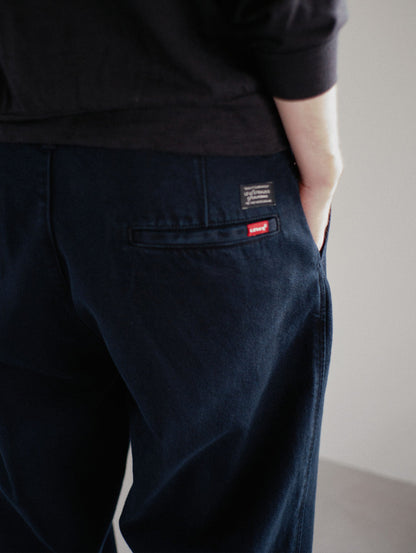 PREMIUM BLACK BAGGY DENIM SLACKS
