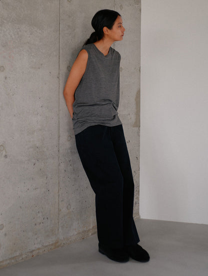 PREMIUM BLACK BAGGY DENIM SLACKS
