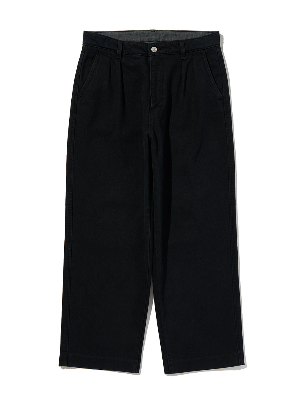 PREMIUM BLACK BAGGY DENIM SLACKS