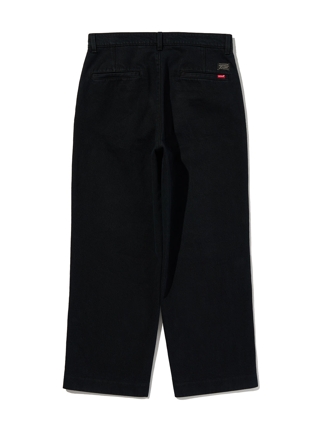 PREMIUM BLACK BAGGY DENIM SLACKS