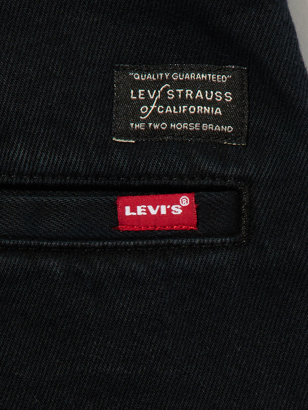 PREMIUM BLACK BAGGY DENIM SLACKS