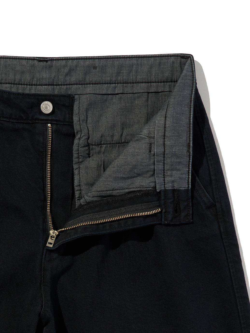 PREMIUM BLACK BAGGY DENIM SLACKS