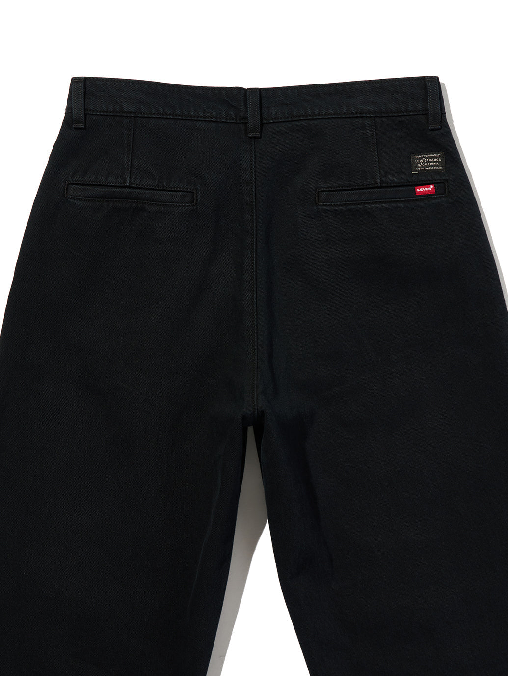 PREMIUM BLACK BAGGY DENIM SLACKS