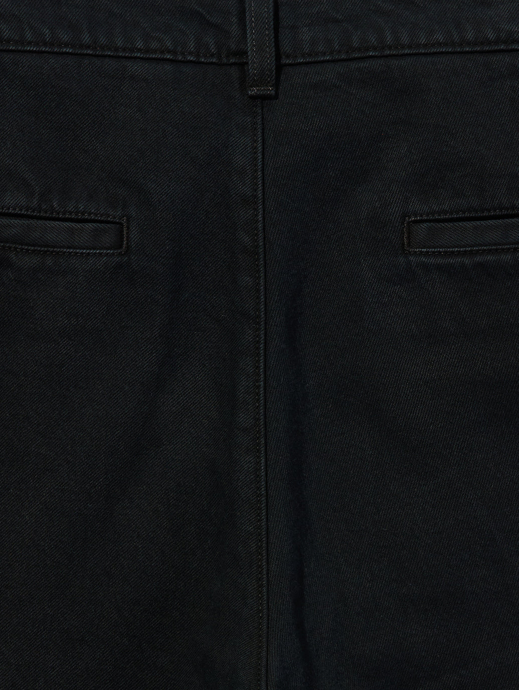 PREMIUM BLACK BAGGY DENIM SLACKS