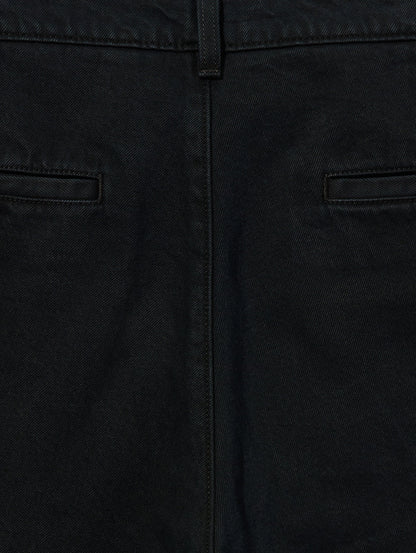PREMIUM BLACK BAGGY DENIM SLACKS