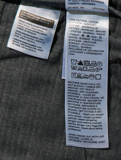 PREMIUM BLACK BAGGY DENIM SLACKS