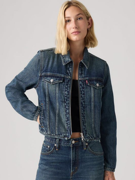 Levi’s® x Rose Zip-up Trucker Jacket ミディアムインディゴ