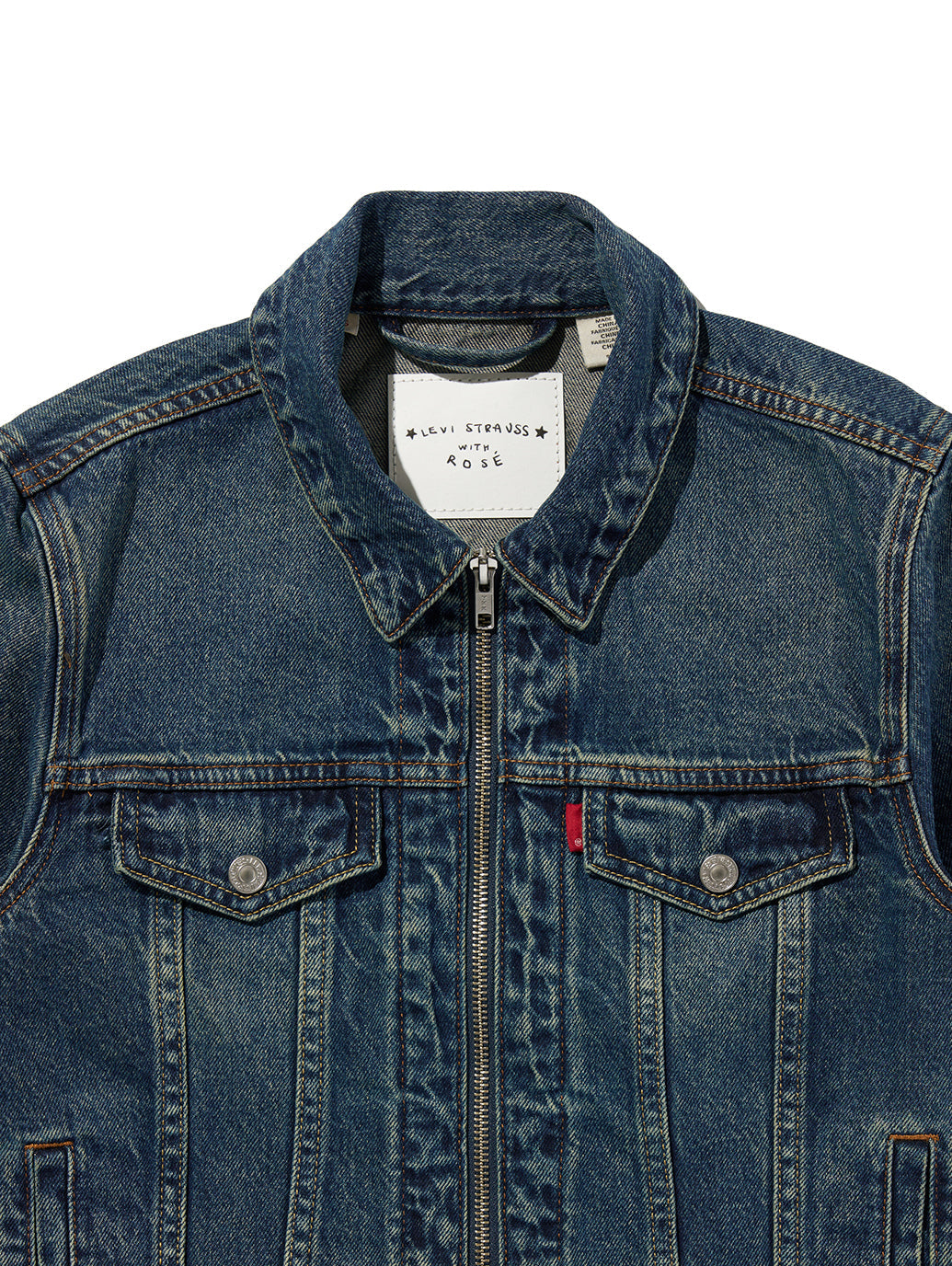 Levi’s® x Rose Zip-up Trucker Jacket ミディアムインディゴ