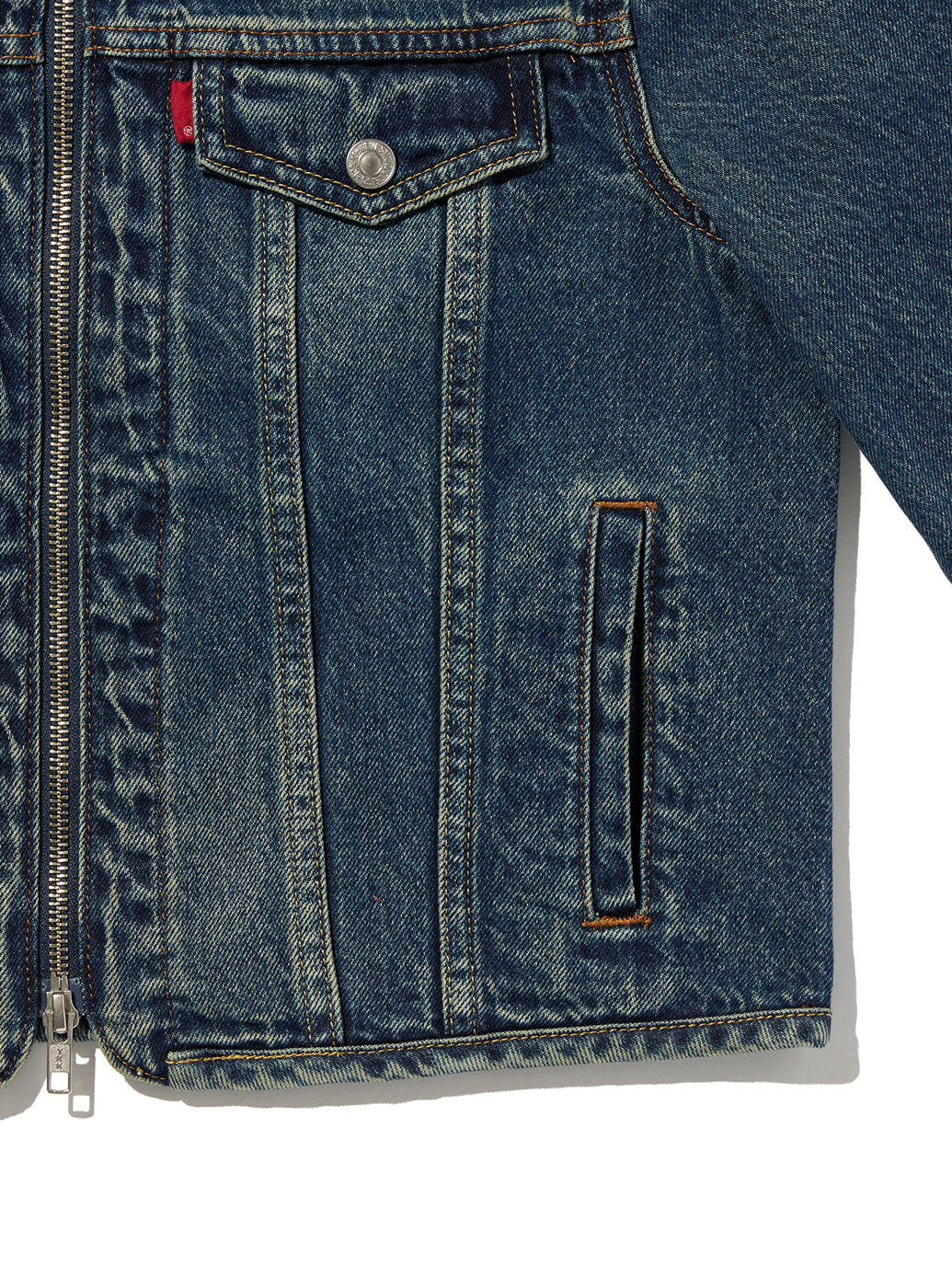 Levi’s® x Rose Zip-up Trucker Jacket ミディアムインディゴ
