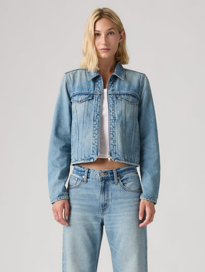 Levi’s® x Rose Zip-up Trucker Jacket ライトインディゴ