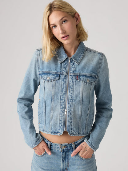 Levi’s® x Rose Zip-up Trucker Jacket ライトインディゴ